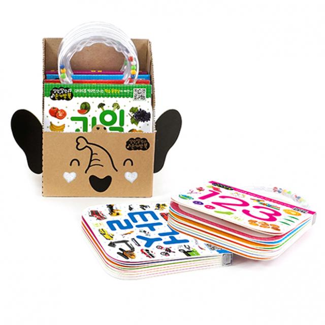 딸랑딸랑 손가방북 유아학습 첫사물그림책 6종 세트, 키움