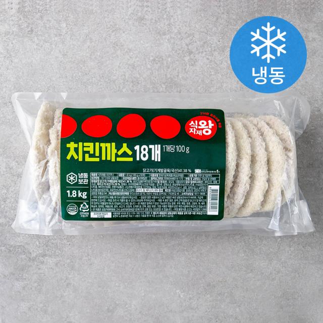 식자재왕 실속 치킨까스 냉동 1.8kg 1개