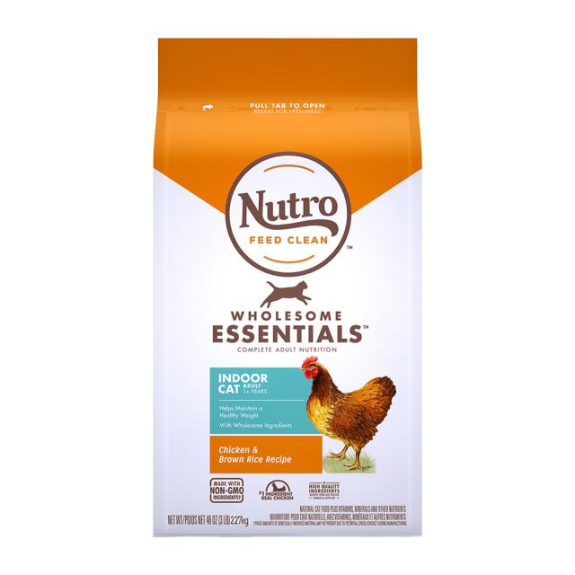 마즈 뉴트로 1세 이상 실내묘용 닭고기와 현미 건식사료 2.27kg 1개