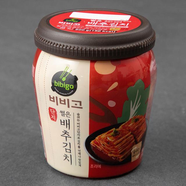 비비고 썰은 배추김치, 500g, 1통