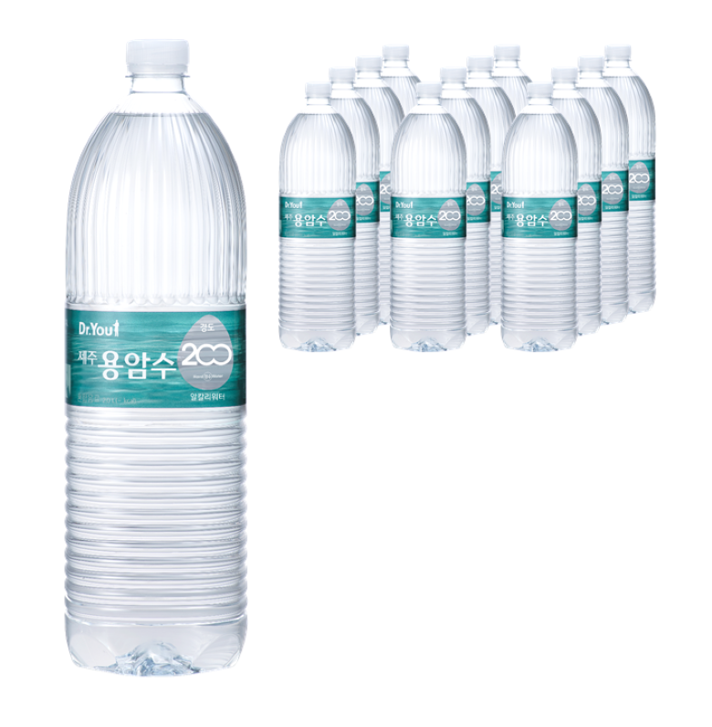 오리온 닥터유 제주용암수 음료, 2L, 12개