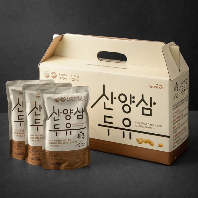 우리두 산양삼 두유, 190ml, 15개