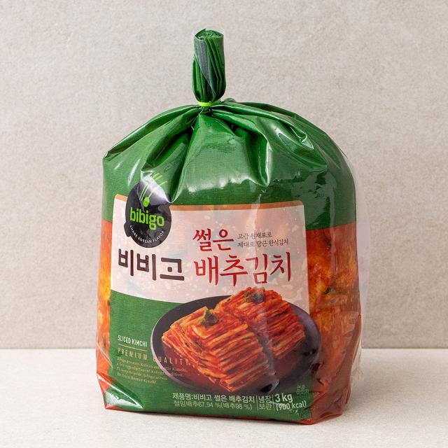 비비고 썰은 배추김치, 3kg, 1개