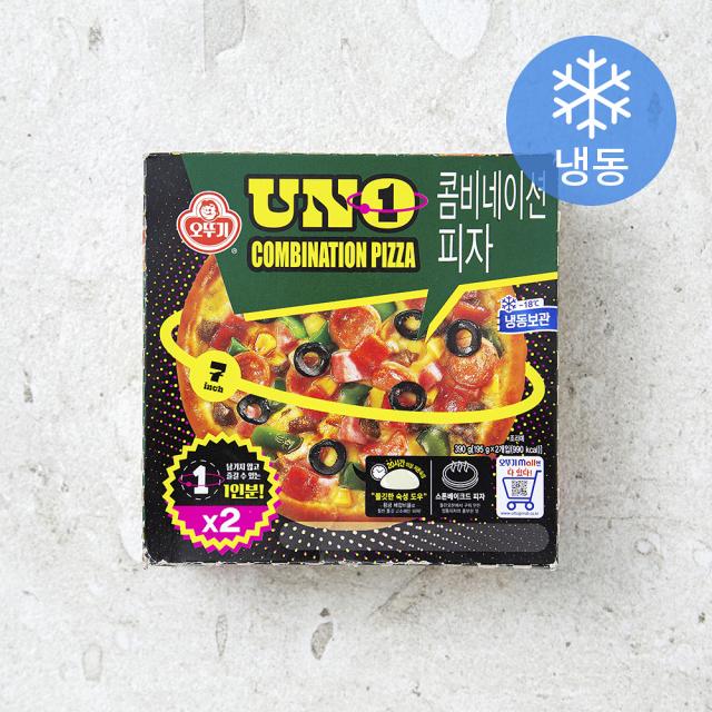 오뚜기 콤비네이션 피자 Uno 냉동 195g 2개
