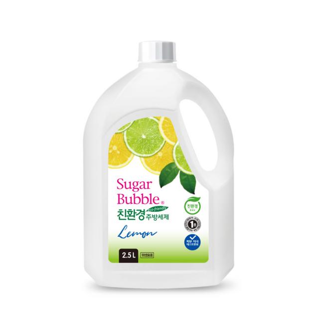 슈가버블 친환경 레몬 주방세제 2.5l 1개
