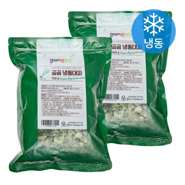 곰곰 냉동대파, 500g, 2개입