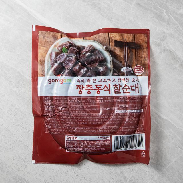 곰곰 장충동식 찰순대 1kg 1개