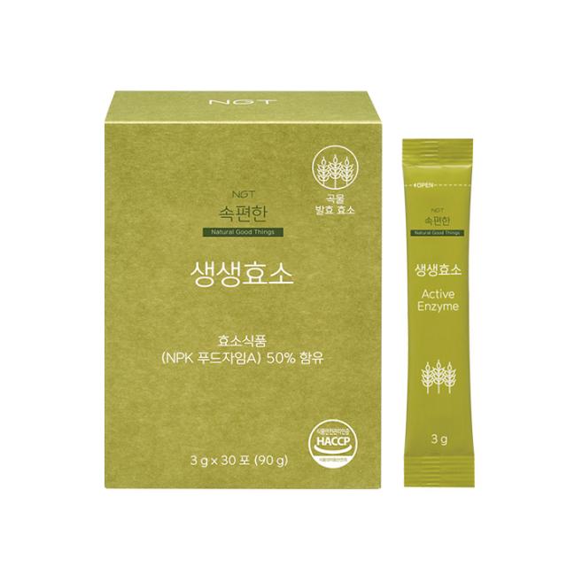 네츄럴굿띵스 속편한 생생효소, 3g, 30포