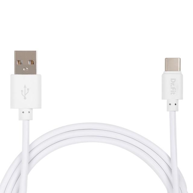 닥터핏 C타입 고속 데이터 충전 케이블 1.5m 화이트 1개