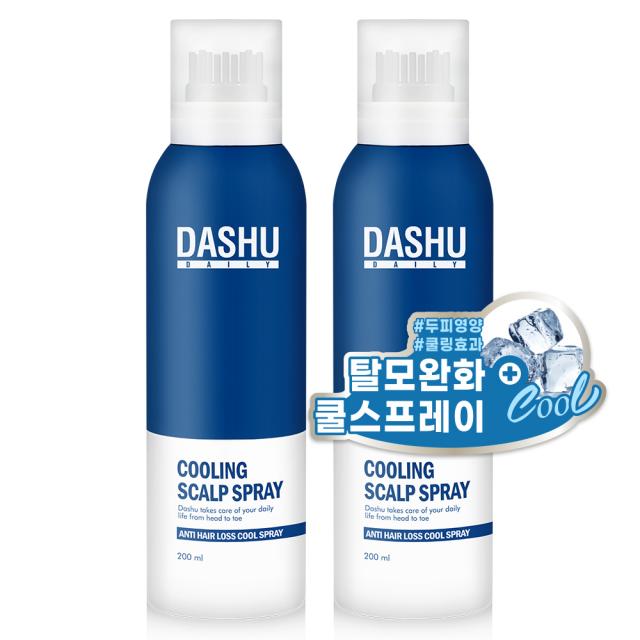 다슈 데일리 두피 쿨링 스칼프 스프레이, 2개, 200ml