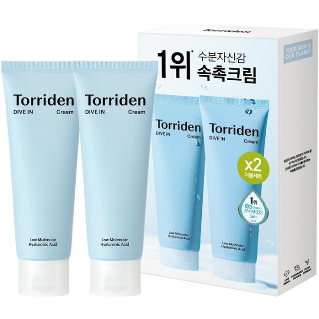 토리든 다이브인 히알루론산 저분자 크림 80ml + 80ml 1세트