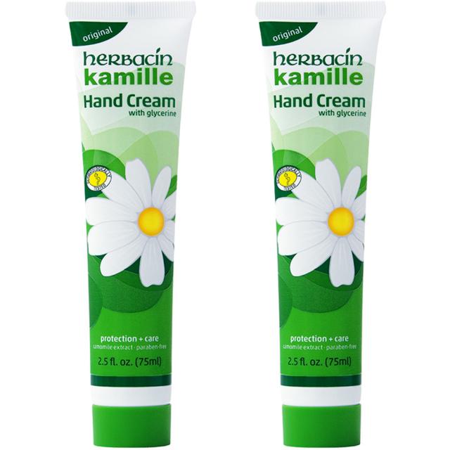 허바신 카밀 핸드크림 꽃향, 75ml, 2개