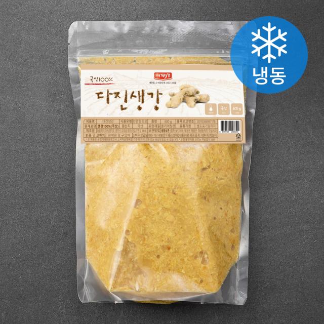 나무새 다진 생강 (냉동), 600g, 1개