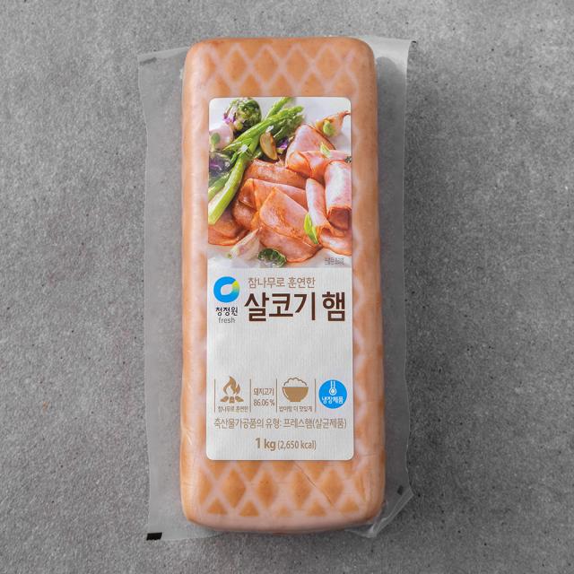 청정원 참나무로 훈연한 살코기햄, 1kg, 1개