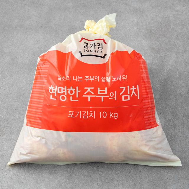 종가집 현명한 주부의 포기김치, 10kg, 1개