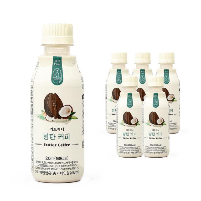 키토제니 방탄커피, 230ml, 6개