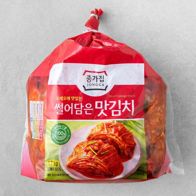 종가집 썰어담은 맛김치, 1.7kg, 1봉