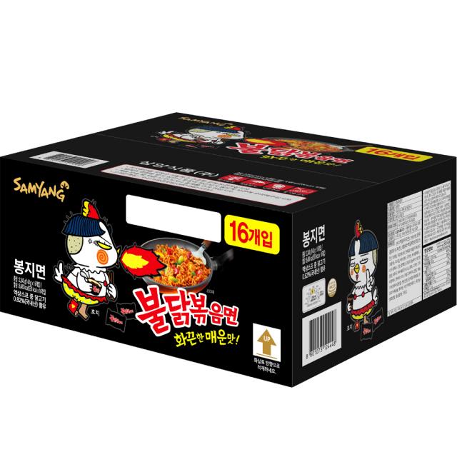 삼양 불닭볶음면 봉지라면 140g, 16개