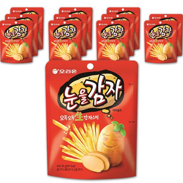 오리온 눈을감자, 56g, 6개