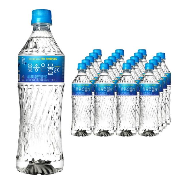 몸애좋은물 80 미네랄 플러스 해양심층수, 500ml, 20개