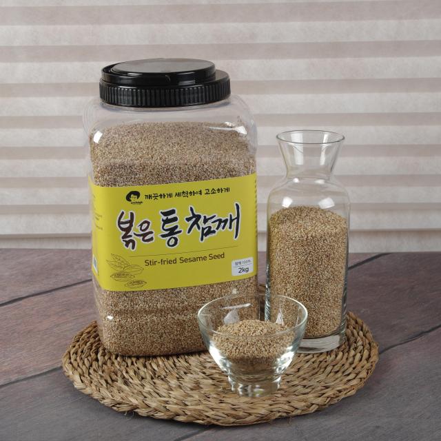 엉클탁 통에담은 볶은 통 참깨, 2kg, 1개