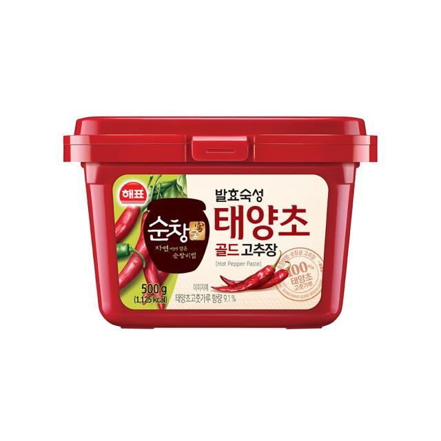 해표 순창궁 태양초 골드 고추장, 500g, 1개