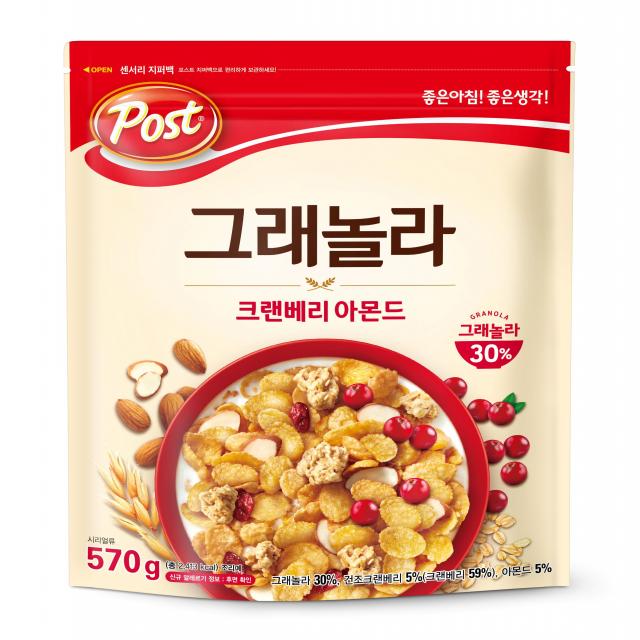포스트 그래놀라 크랜베리 아몬드 시리얼 570g 1개