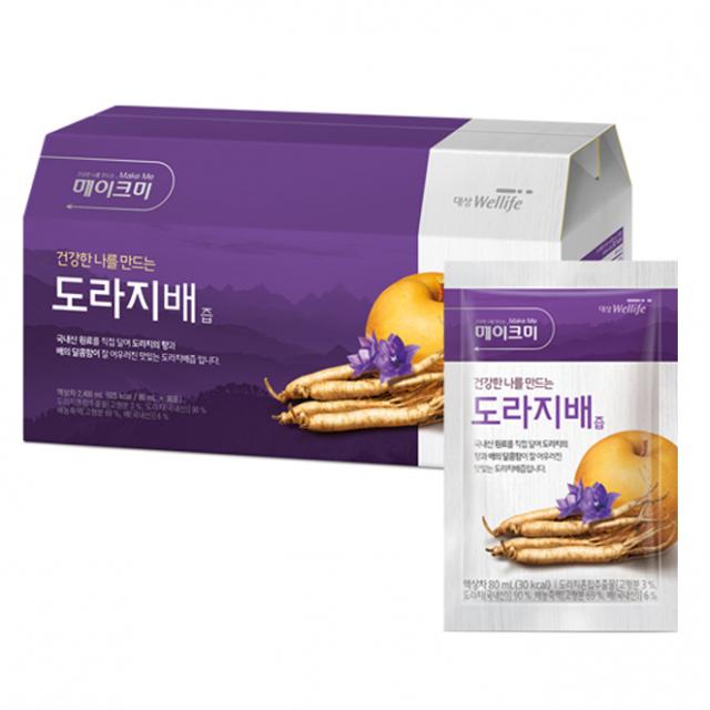 대상웰라이프 메이크미 도라지배즙, 80ml, 30개