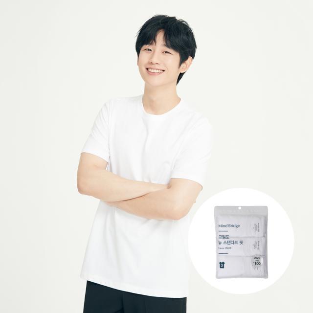 마인드브릿지 남성용 고밀도 순면 기본 반팔 티셔츠 3p Mats0101