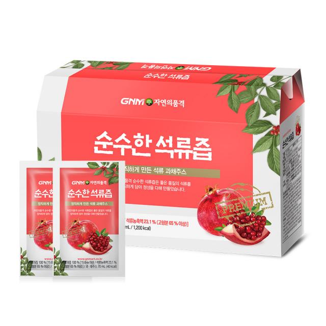 GNM자연의품격 순수한 석류즙, 70ml, 30개