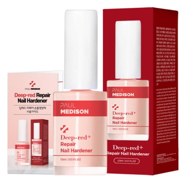 폴메디슨 딥레드 리페어 손톱영양제 + 미니 사용설명서 15ml 1개