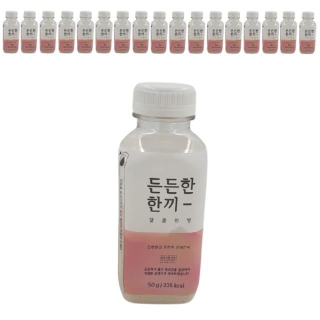 청오 든든한 한끼 쉐이크 달콤한맛, 50g, 18개