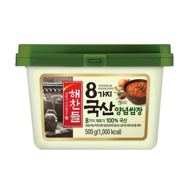  해찬들 8가지 국산양념쌈장 500g 1개