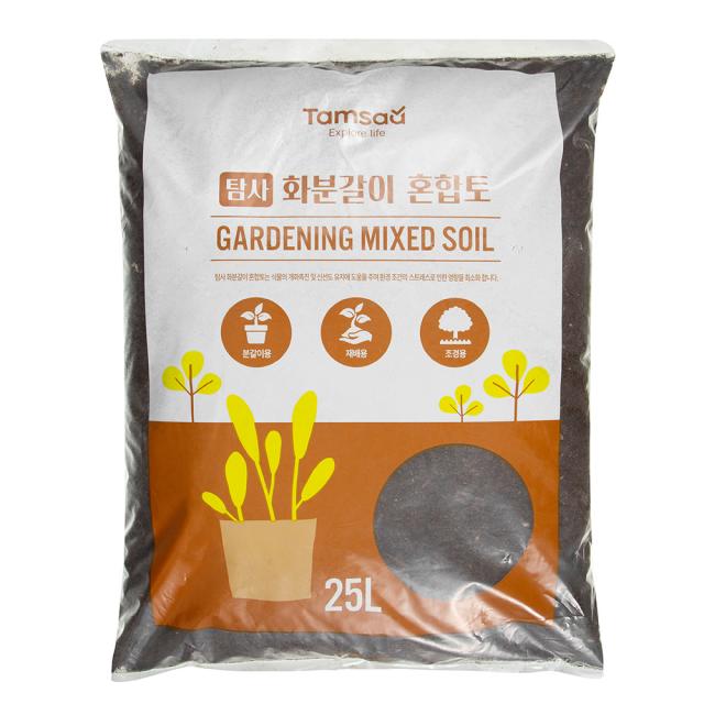 탐사 화분갈이 혼합토 25L, 1개