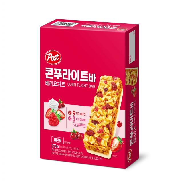 포스트 콘푸라이트 베리 요거트바, 27g, 10개입