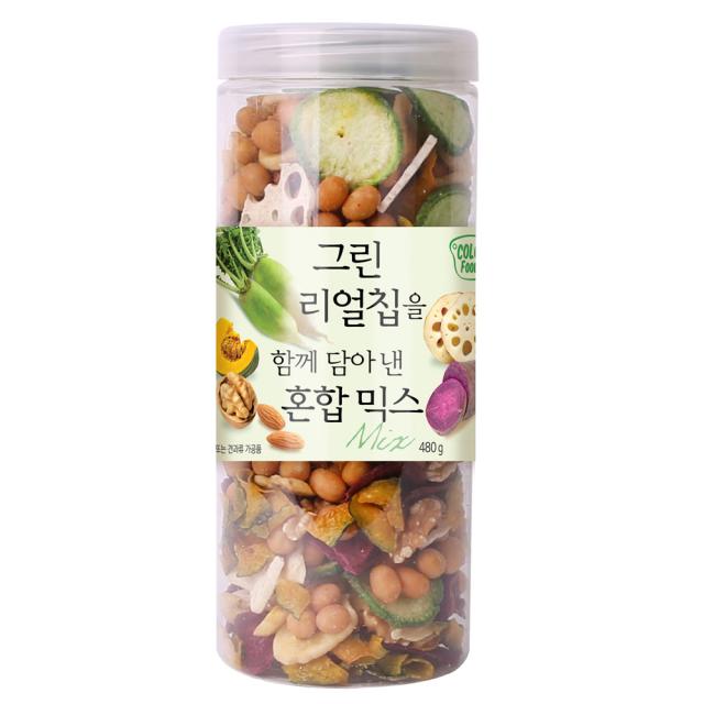 그린 리얼칩을 함께 담아 낸 혼합믹스, 480g, 1개