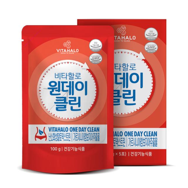 비타할로 원데이 클린 체지방감소 배변활동 보조 건강기능식품, 100ml, 5개입