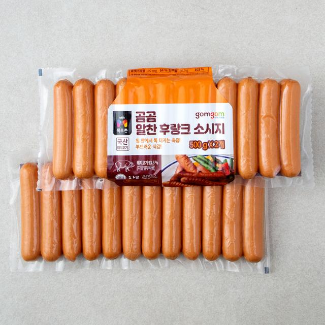 곰곰 알찬 후랑크소시지 500g 2개입