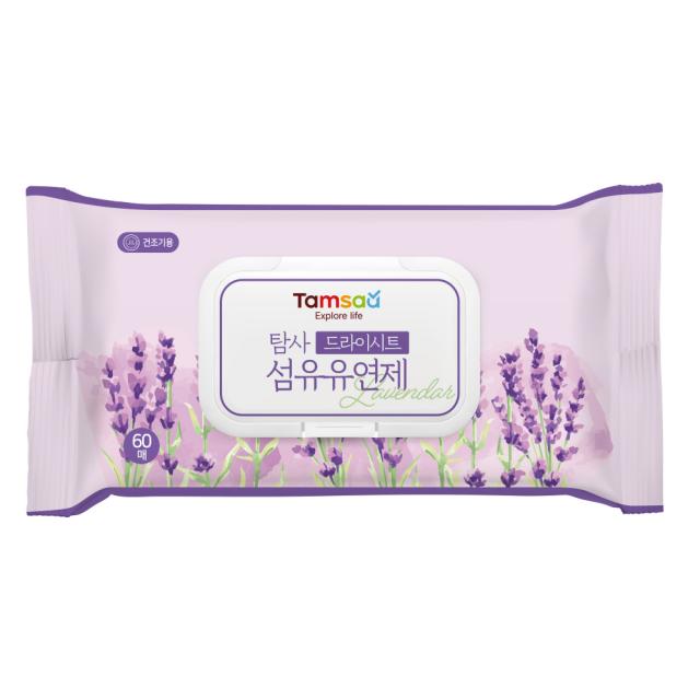탐사 드라이시트 섬유유연제 60매 1팩
