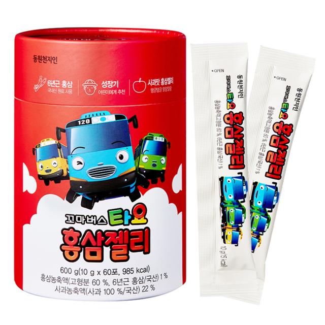 천지인 꼬마버스 타요 홍삼젤리 10g 60개