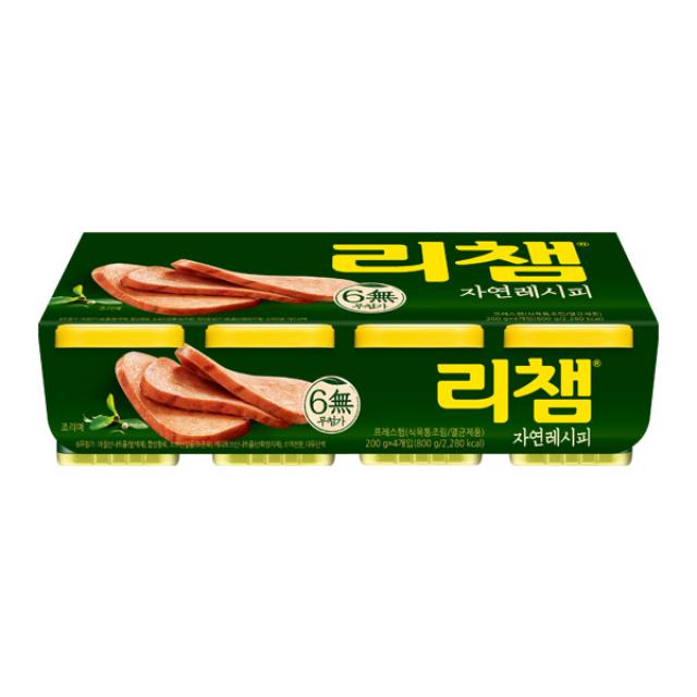 동원 리챔 자연레시피, 200g, 4개입