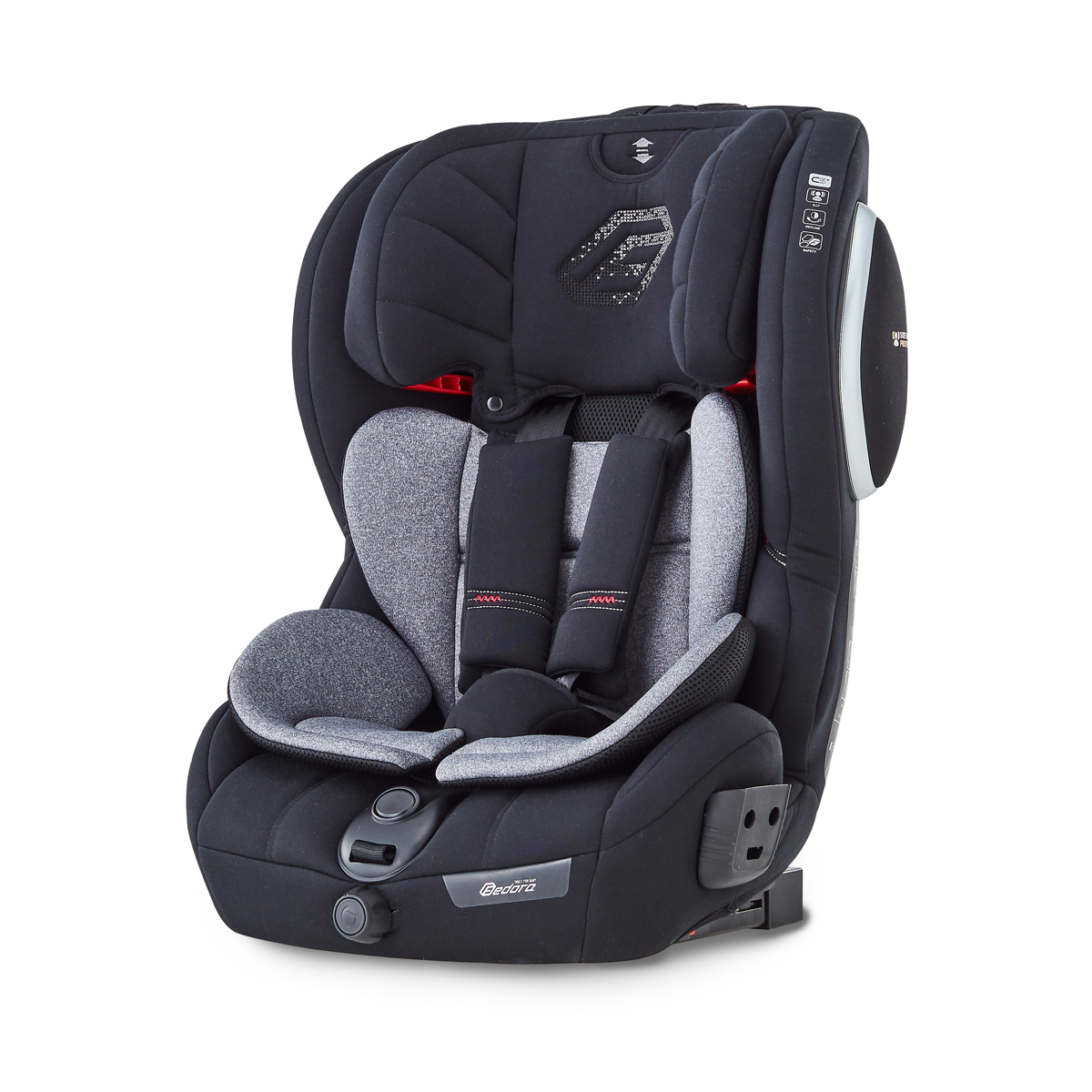 페도라 C5 플러스 토들러 주니어 카시트 일체형 ISOFIX, 모던블랙