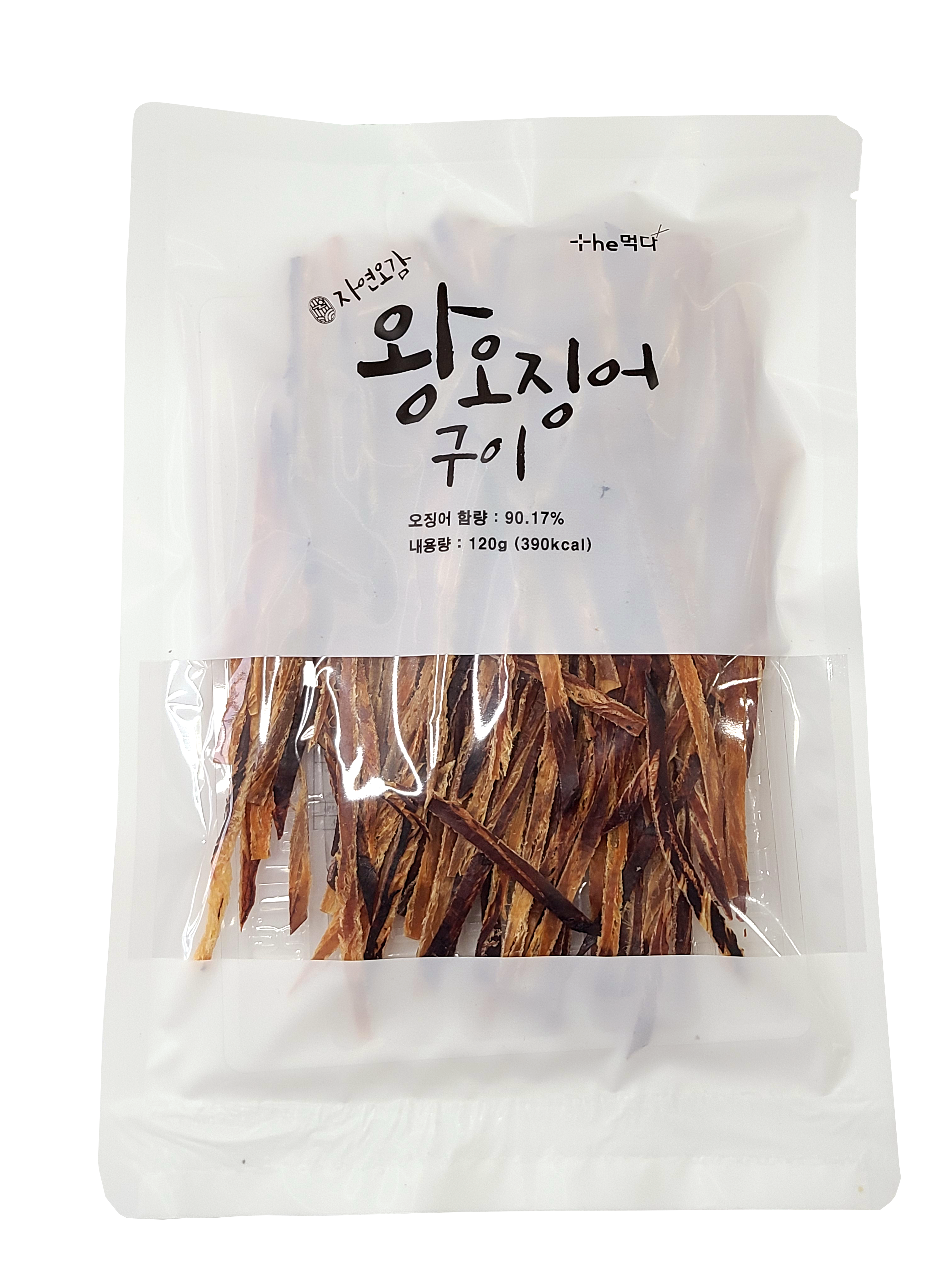 정화식품 자연오감 왕오징어구이, 120g, 1개