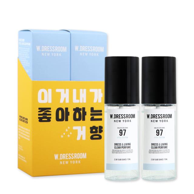 더블유드레스룸 드레스퍼퓸 S2 70ml X 2p No 97 에이프릴코튼 2개