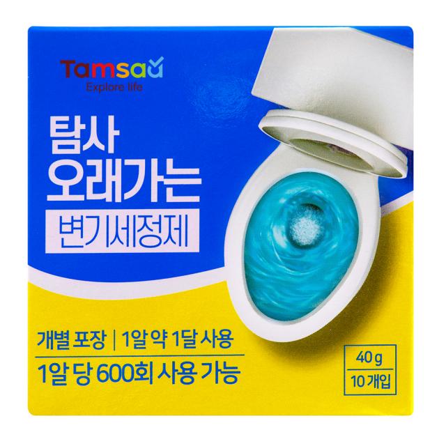 탐사 오래가는 변기세정제, 40g, 1세트