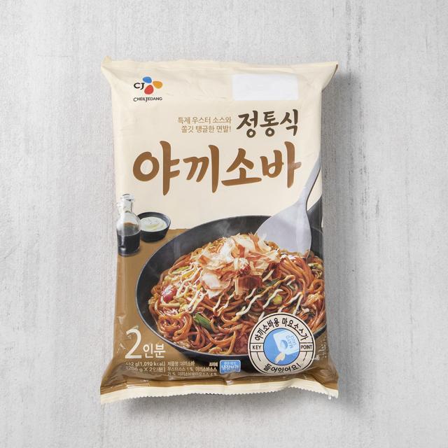CJ제일제당 정통식 야끼소바 2인분, 412g, 1개