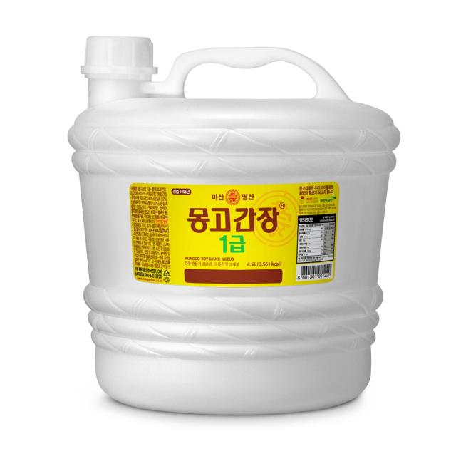 [몽고식품] 1급간장, 4.5L, 1개