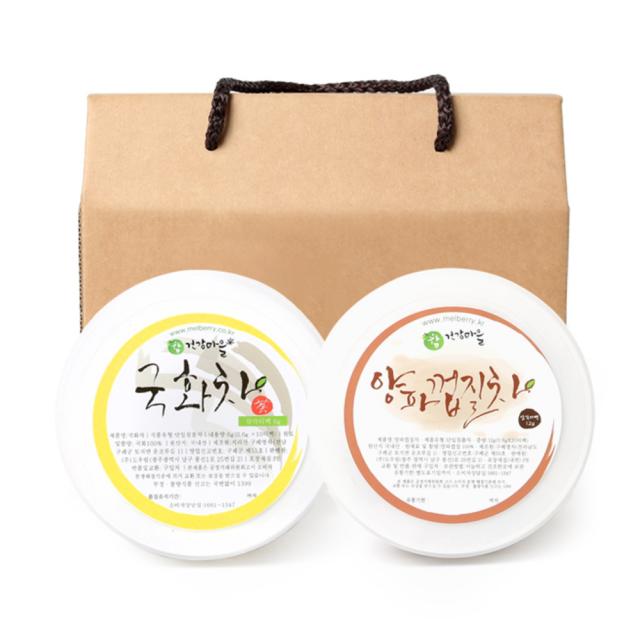 참건강 마을 티백2종, 국화차 6g+양파껍질차 12g, 1세트