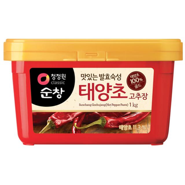 청정원순창 태양초 고추장 사각 1kg 1개