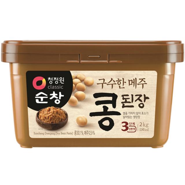 청정원순창 구수한 메주 콩된장, 2kg, 1개